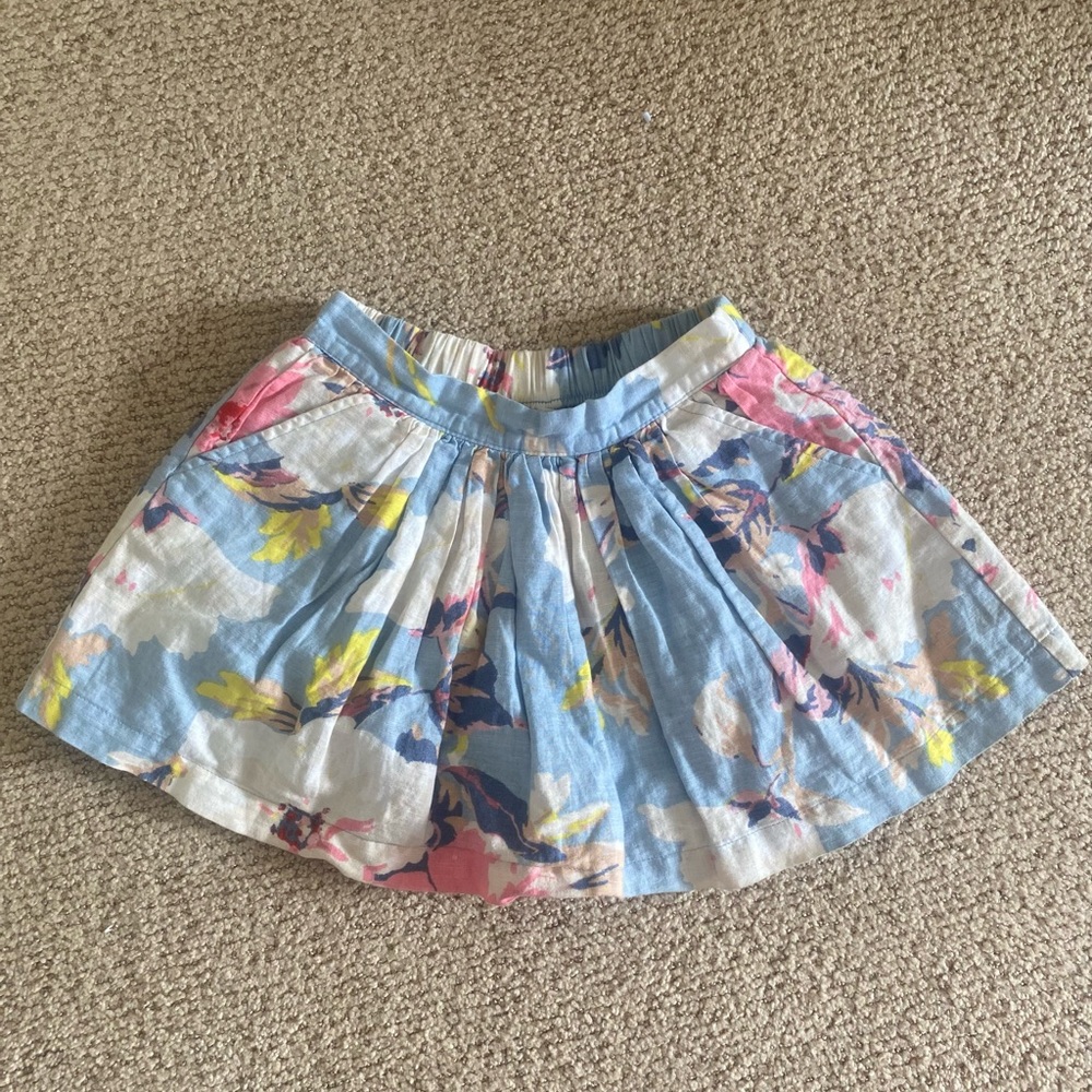 Gap kids, girls, pink and blue floral print